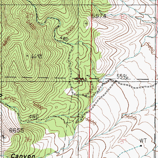 Topographic Map of Limekiln Spring, UT