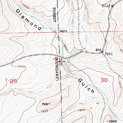 Topographic Map of Limestone Creek, UT