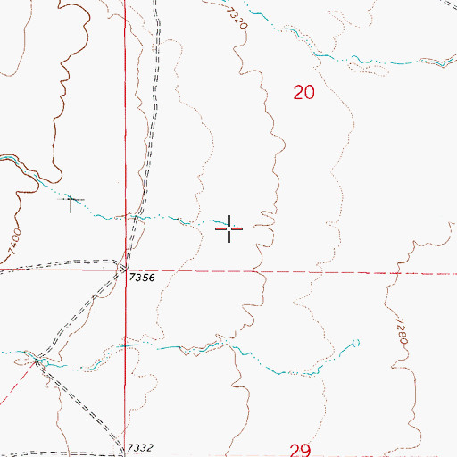 Topographic Map of Little Cottonwood Creek, UT