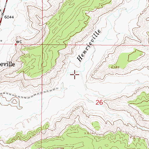 Topographic Map of Little Creek, UT