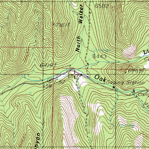 Topographic Map of Little Creek, UT