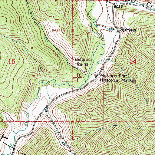 Topographic Map of Little Emigration Canyon, UT