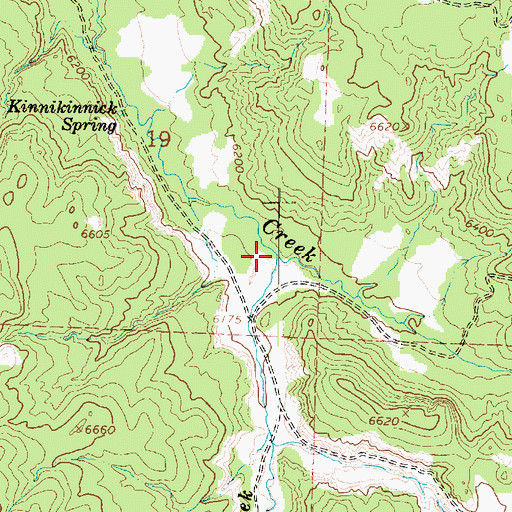 Topographic Map of Little Lost Creek, UT