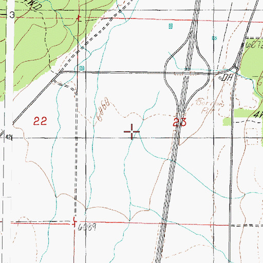 Topographic Map of Little North Creek, UT