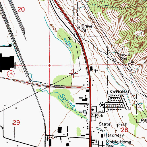 Topographic Map of Little Rock Canyon, UT