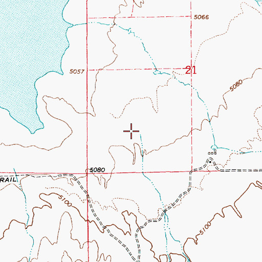 Topographic Map of Little Salt Creek, UT