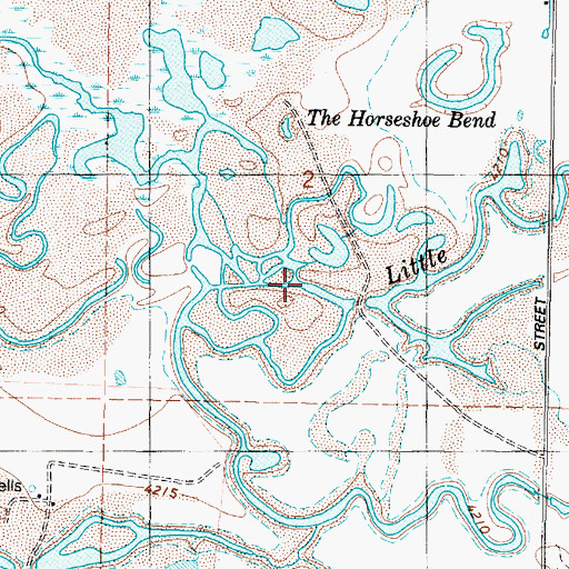 Topographic Map of Little Weber Creek, UT