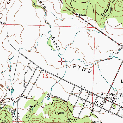 Topographic Map of Lloyd Creek, UT