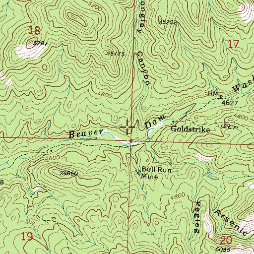 Topographic Map of Longley Canyon, UT
