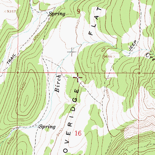 Topographic Map of Loveridge Flat, UT