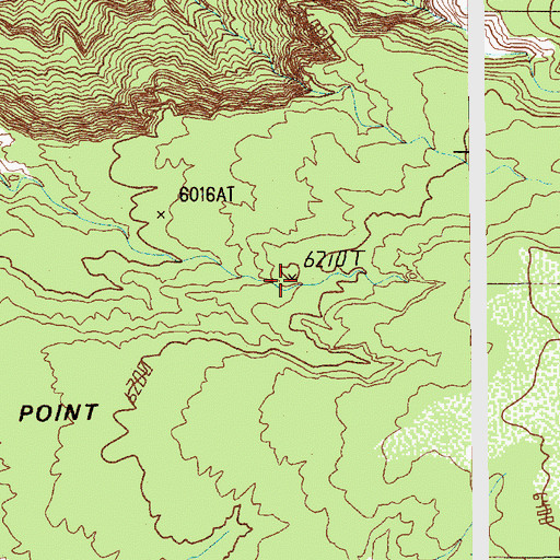 Topographic Map of Lower Horse Flats, UT