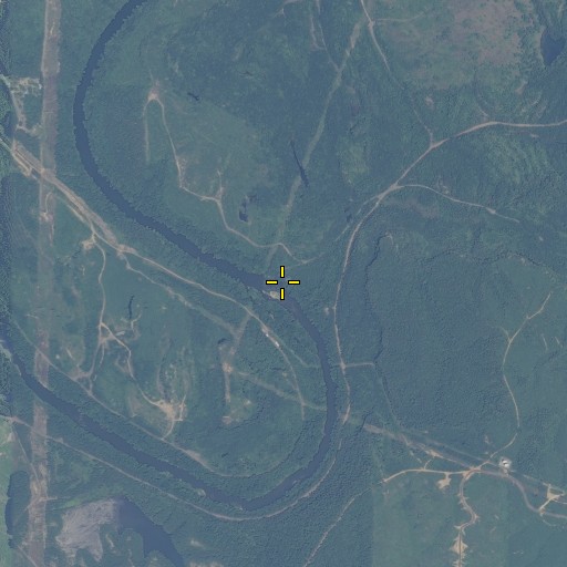 Aerial/Satellite Image of Island Ford, AL