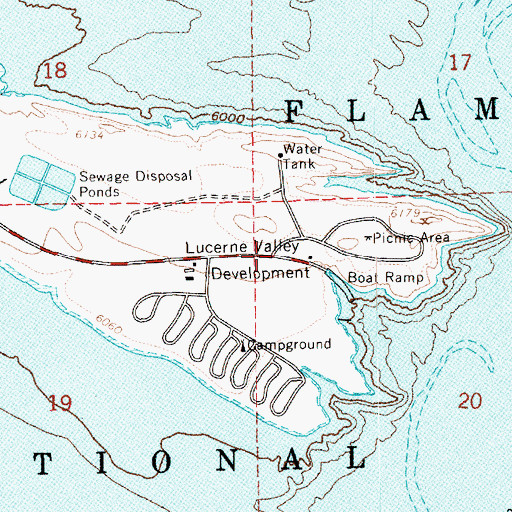 Topographic Map of Lucerne Valley Development, UT