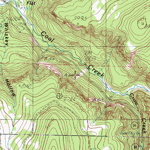 Topographic Map of MacFarlane Mine, UT