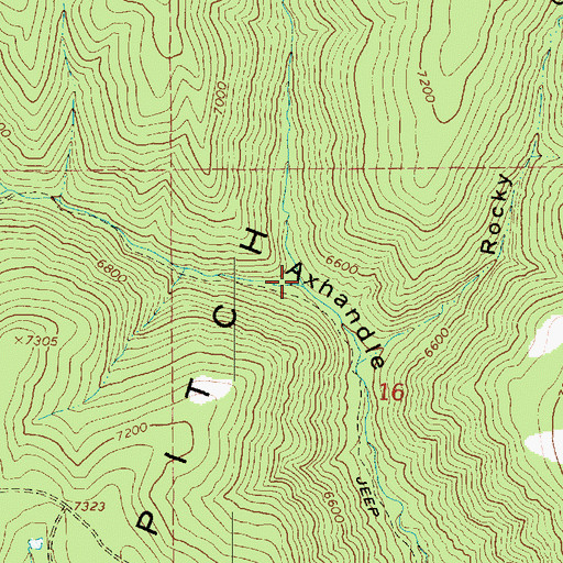 Topographic Map of Magistrate Canyon, UT