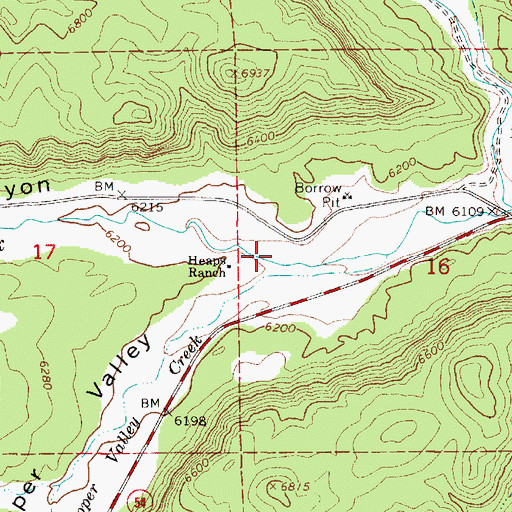 Topographic Map of Main Canyon, UT