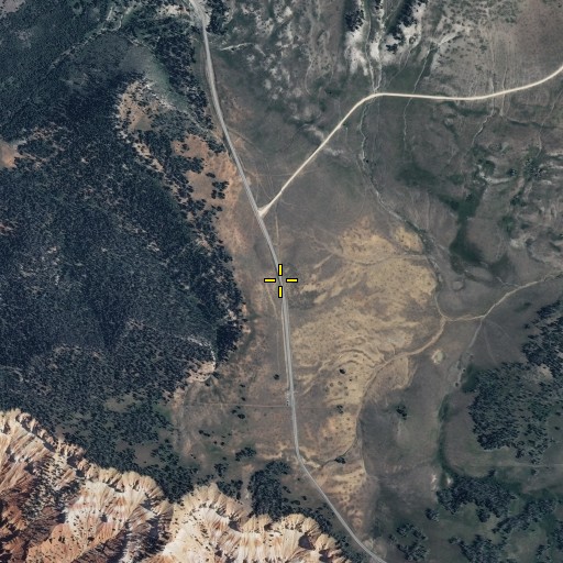 Aerial/Satellite Image of Mammoth Summit, UT