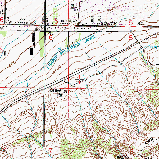 Topographic Map of Maple Hollow, UT