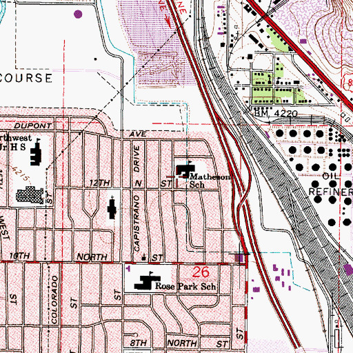 Topographic Map of Salt Lake CAP Head Start - James R Russel Center, UT