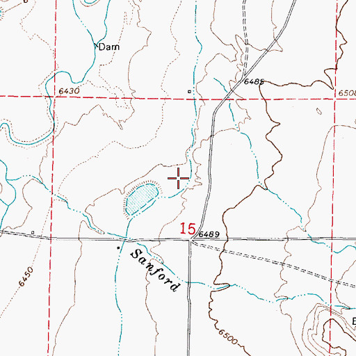 Topographic Map of McEwen Ditch, UT
