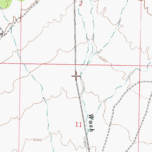 Topographic Map of Meadow Creek, UT