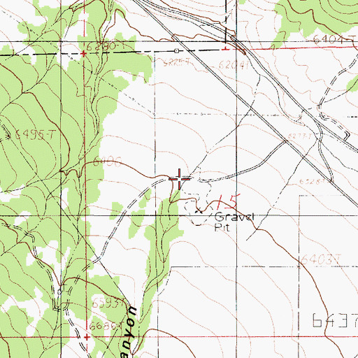 Topographic Map of Meetinghouse Canyon, UT