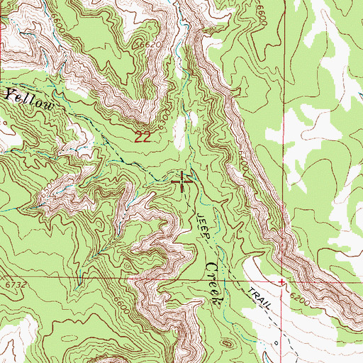 Topographic Map of Merrill Hollow, UT