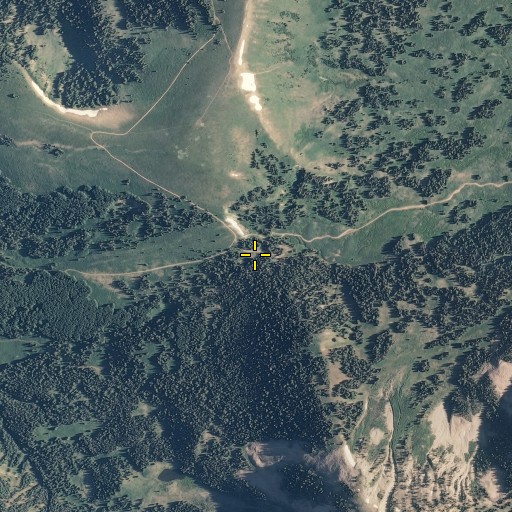Aerial/Satellite Image of Moffit Pass, UT