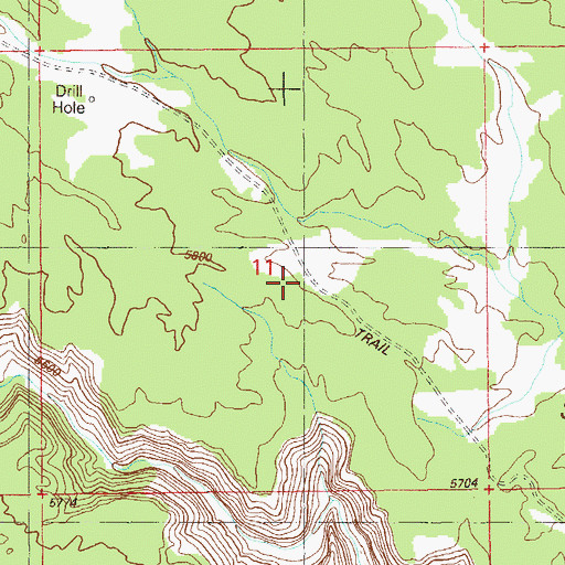 Topographic Map of Emigrant Trail, UT