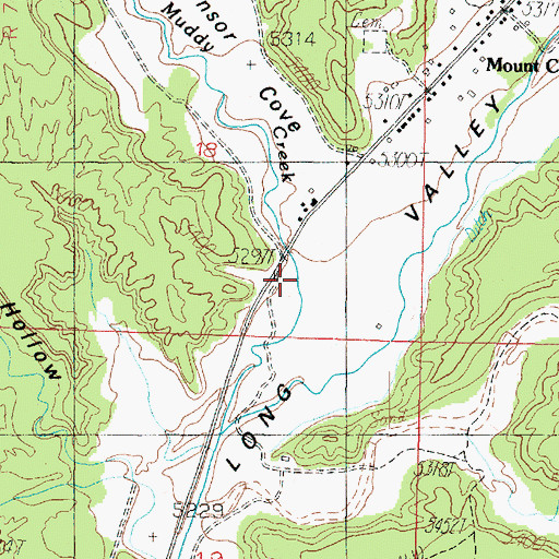 Topographic Map of Muddy Creek, UT