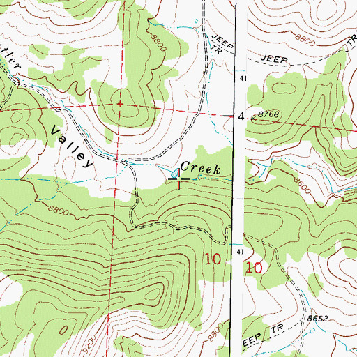 Topographic Map of Myers Valley, UT