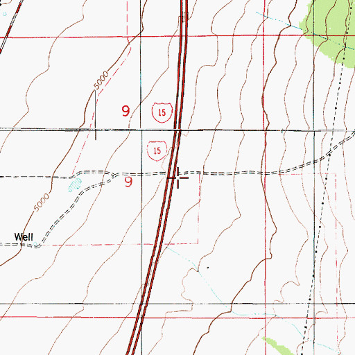 Topographic Map of North Creek, UT