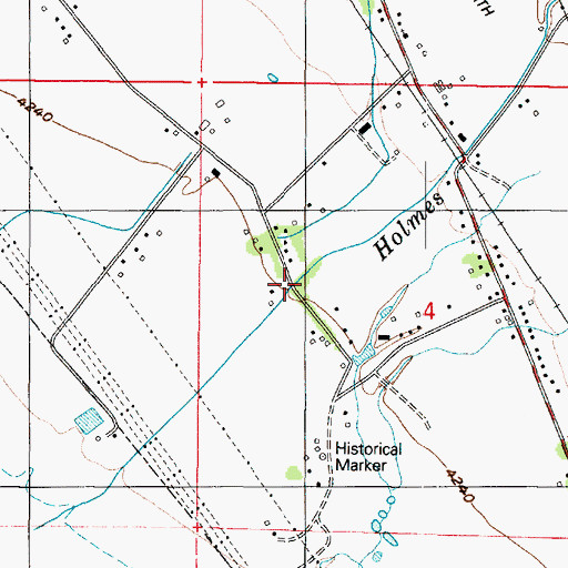 Topographic Map of North Fork Holmes Creek, UT