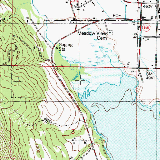 Topographic Map of North Fork Ogden River, UT