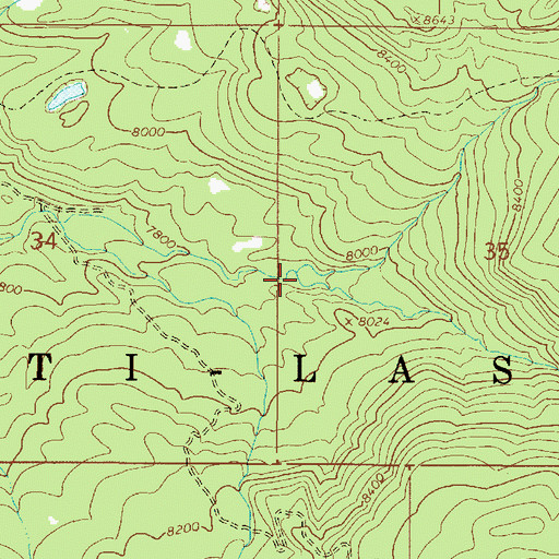 Topographic Map of North Fork Sixmile Canyon, UT