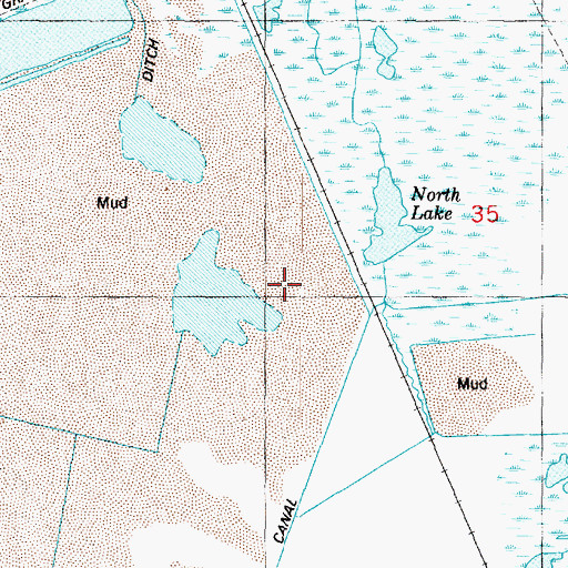Topographic Map of North Lake, UT
