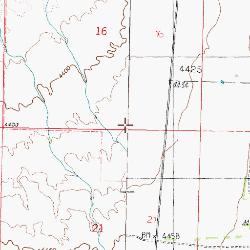 Topographic Map of North Lost Creek, UT