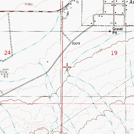 Topographic Map of Norton Creek, UT
