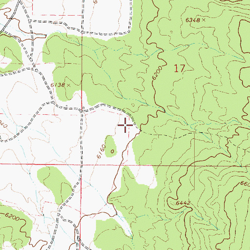 Topographic Map of Oak Belt Trail, UT