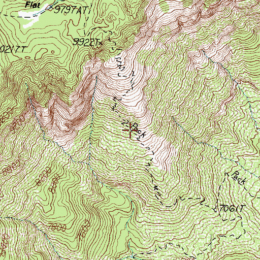 Topographic Map of Oak Grove Trail, UT