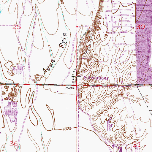 Topographic Map of El Sol Substation, AZ