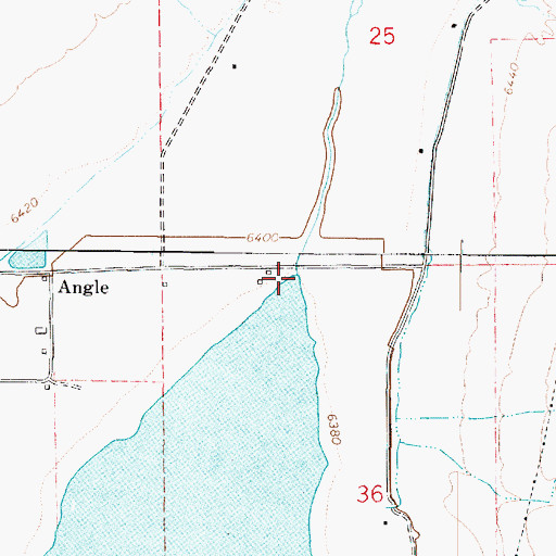 Topographic Map of Otter Creek, UT