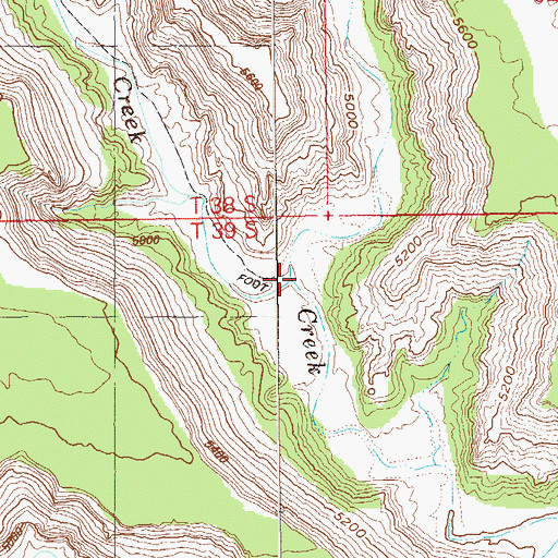 Topographic Map of Owl Creek, UT