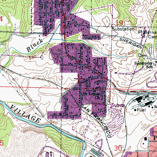 Topographic Map of Nolanville (historical), AL