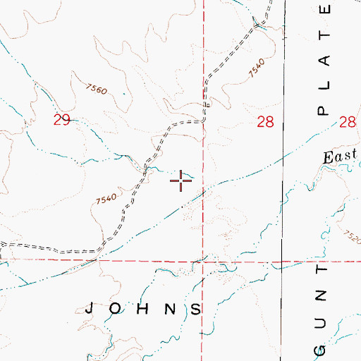 Topographic Map of Pat Willis Draw, UT