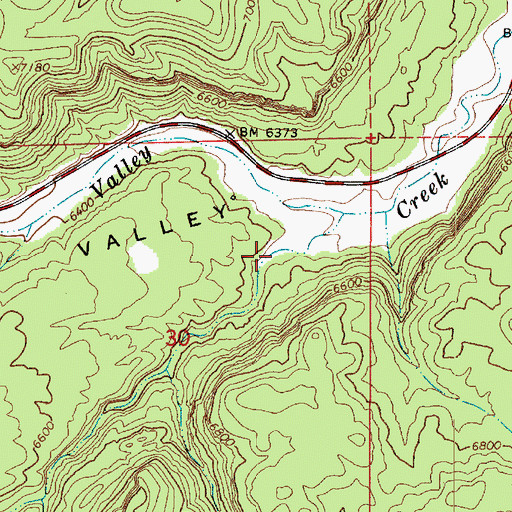 Topographic Map of Pet Hollow, UT