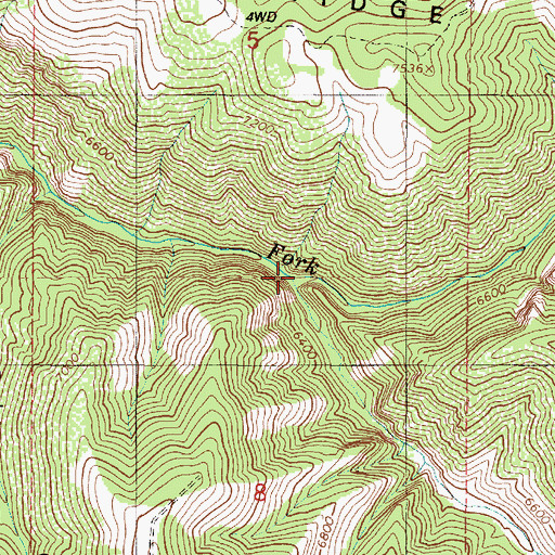Topographic Map of Pete Nelson Hollow, UT