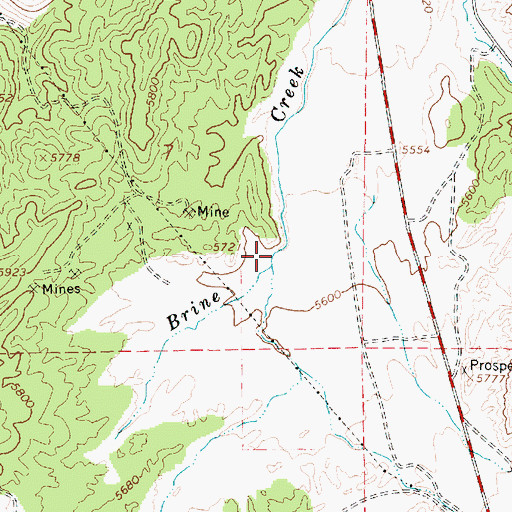 Topographic Map of Peterson Creek, UT