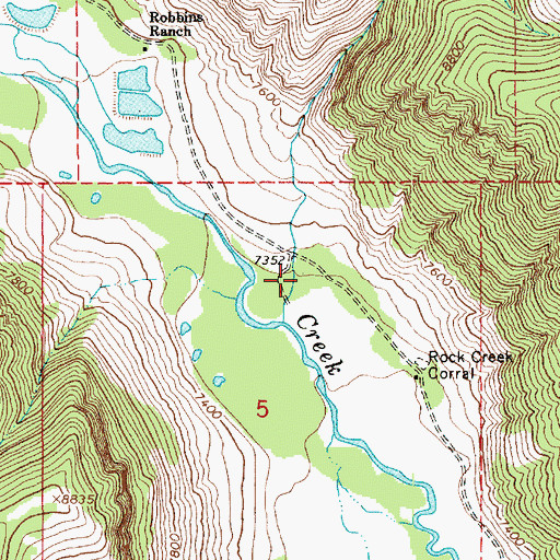 Topographic Map of Peterson Gulch, UT