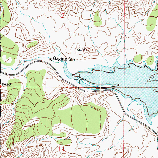 Topographic Map of Peterson Ranch, UT